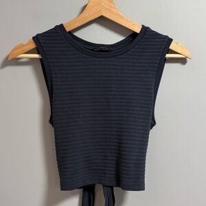 Club Monaco Sleeveless Tie Back Tee